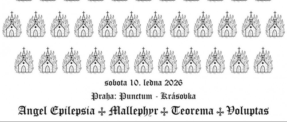 ANGEL EPILEPSIA + MALLEPHYR + TEOREMA + VOLUPTAS - 10. ledna 2026, Punctum - Krásovka