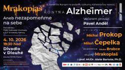 MRAKOPLAŠ kontra Alzheimer na podporu výzkumu léčby Alzheimerovy choroby proběhne už popatnácté