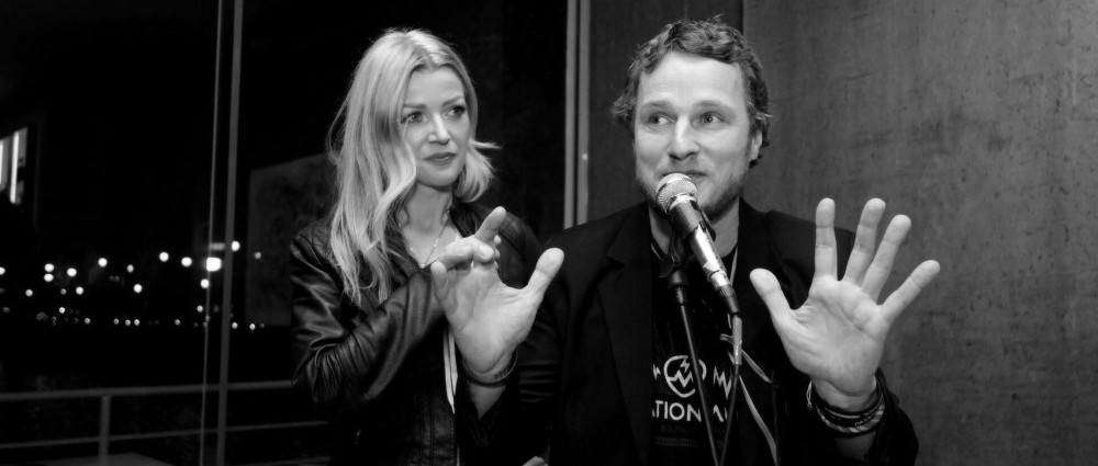 Honza Homola z kapely Wohnout zahájil v Mánesu svou výstavu