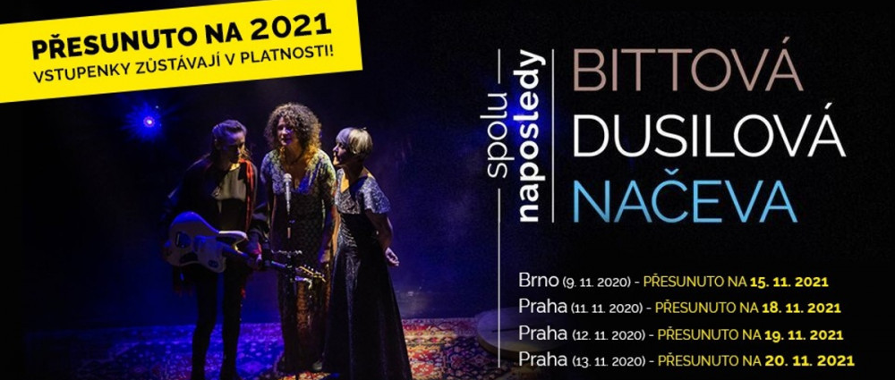 Speciální koncertní projekt Bittová, Dusilová, Načeva Spolu 
