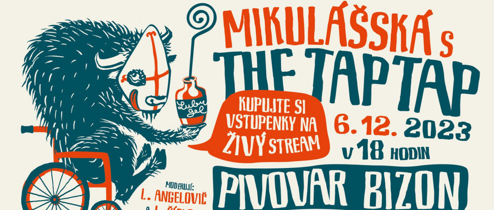 Mikulášská s THE TAP TAP letos přímo z pivovaru Bizon