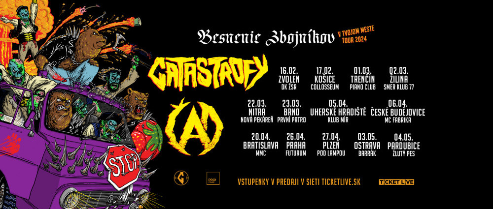 CATASTROFY a ČAD vyrazia po rokoch spolu na turné