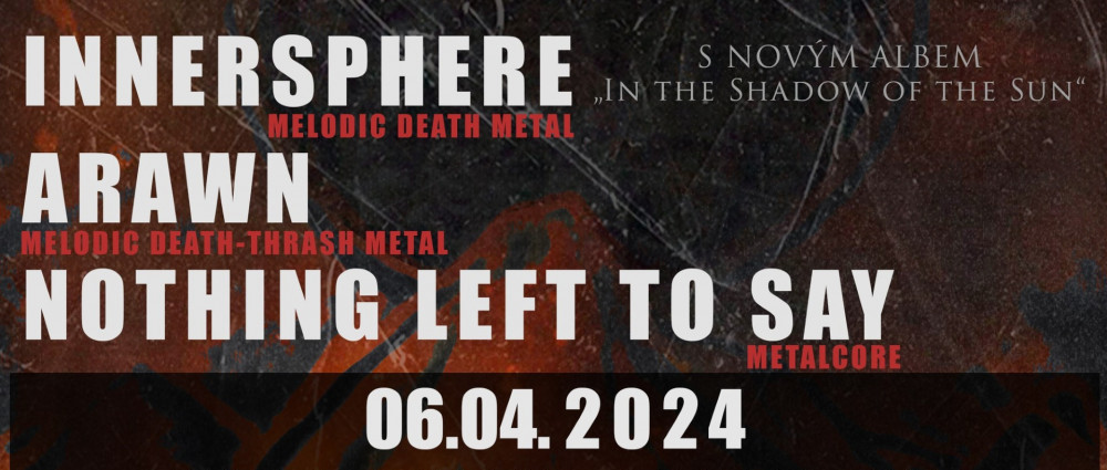 ARAWN spolu s INNERSPHERE vystoupí v klatovském klubu Falcon