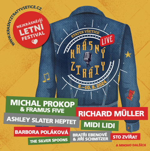 Krásný ztráty live 2024_plakát
