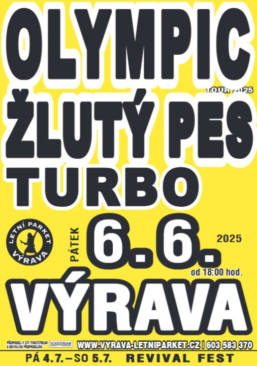 VÝRAVA - Olympic 6.6._plakát
